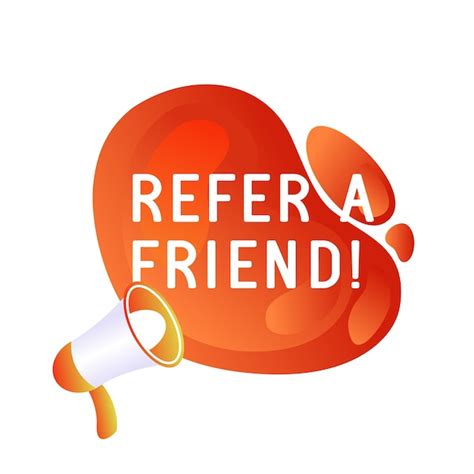 Premium Vector Refer Friend Banners Referral Program Icon Marketing