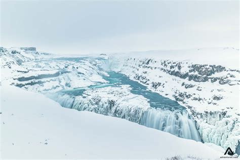 Gullfoss Waterfall In Iceland