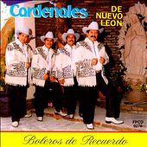 Boleros De Recuerdo Los Cardenales De Nuevo Leon CD Album Muziek