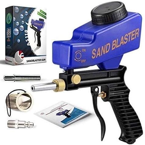 LE LEMATEC AS118 Sand Blaster Gun Kit For Use With Air Compressors