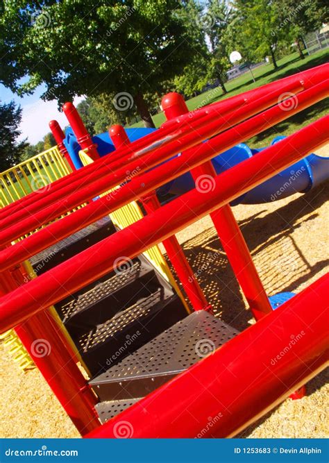 Playground Monkey Bars stock image. Image of entertainment - 1253683