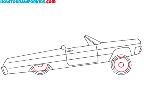 How To Draw A Lowrider Easy Drawing Tutorial For Kids