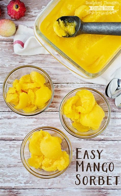 How To Make Mango Sorbet The Easy Way This Recipe Is So Perfect For