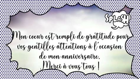 Remerciement Anniversaire 19 Messages Textes SMS