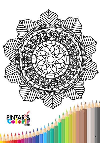 Pintar E Colorir Adultos Ed 30 Mandalas PRODUTO DIGITAL PDF