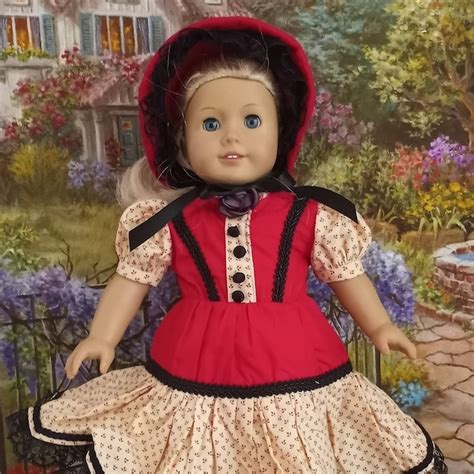 Civil War Doll Dress Etsy