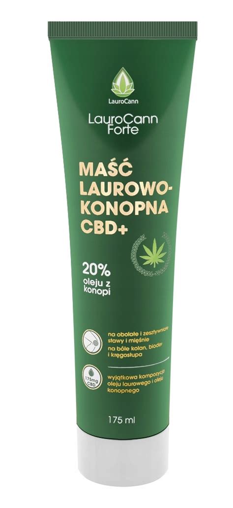 Ma Laurowo Konopna Z Cbd Przeciwb Lowa Laurocann Allegro Pl