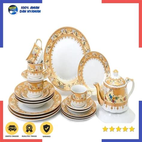 Dinner Set Vicenza 22 Pcs Perlengkapan Makan Vicenza D22 Promo Bisa