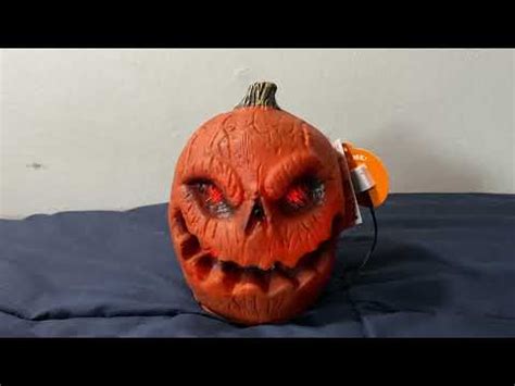 New For Gemmy Animated In Talking Rotten Pumpkin Youtube