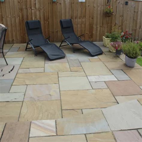 Talasey Natural Paving 18mm Natural Sandstone Paving Project Pack 22