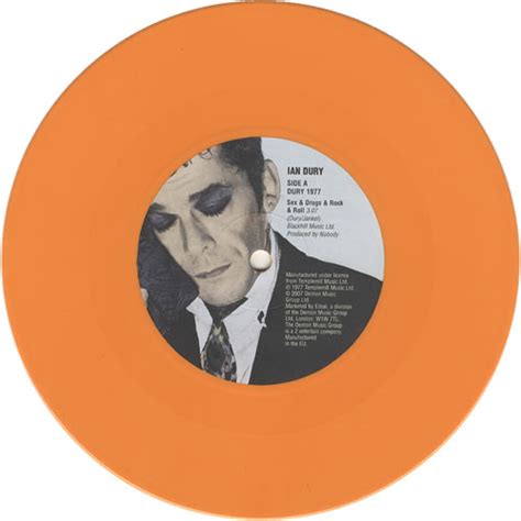 Ian Dury Sex Drugs Rock Roll UK 7 Vinyl Single 7 Inch Record