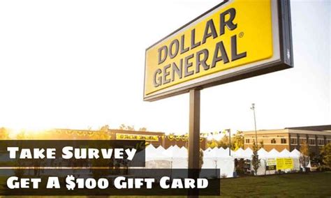 Dollar General Dgcustomerfirst Survey Win 100 Gift Card In 2022