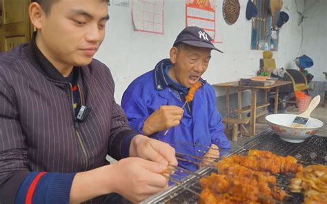 2斤五花肉烤串，猪蹄先卤后烤，春天就适合在家做烧烤 渝乡味 渝乡味 哔哩哔哩视频