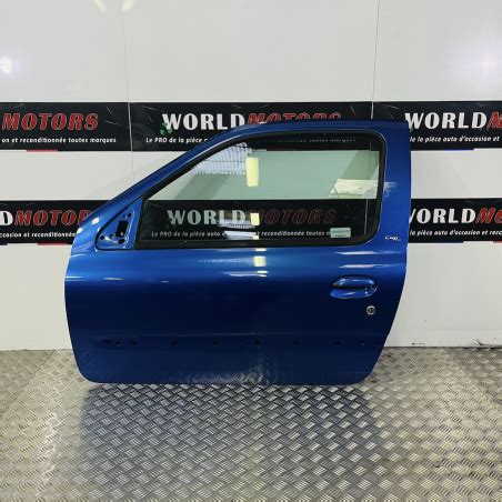 Porte Avant Gauche Bleu Renault Clio Ii Rs Ph