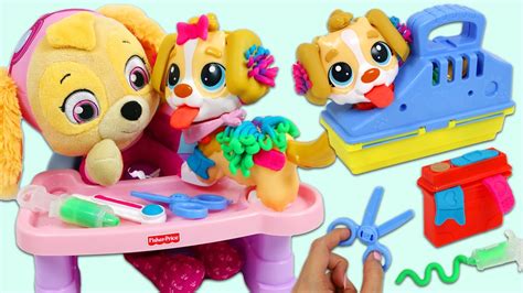 Paw Patrol Baby Skye Adopts A Cute Puppy Youtube