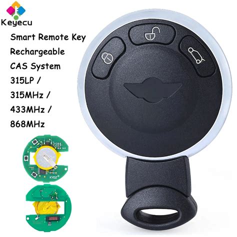 KEYECU CAS System Rechargeable Battery Smart Remote Key With 3 Buttons