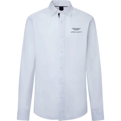 Hackett Amr Essential Long Sleeve Shirt White Dressinn