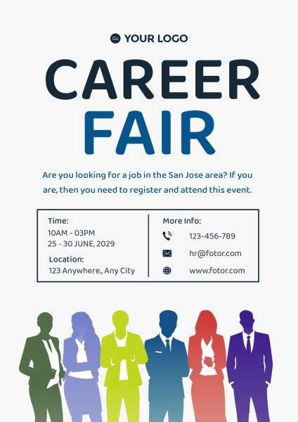 Job Fair Poster Template Prntbl Concejomunicipaldechinu Gov Co