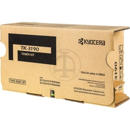 Toner Kyocéra pour ECOSYS P3055 P3060dn TK 3190