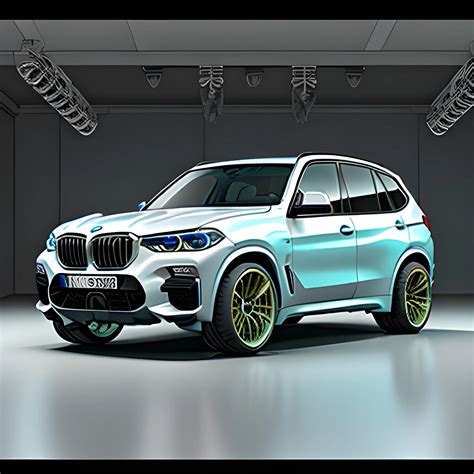 3d Bmw X5 Studio Shot Prototype Lowered Suspension Two To