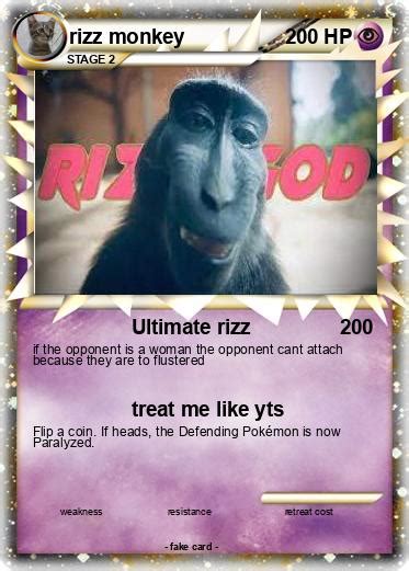 Pokémon Rizz Monkey 3 3 Ultimate Rizz My Pokemon Card