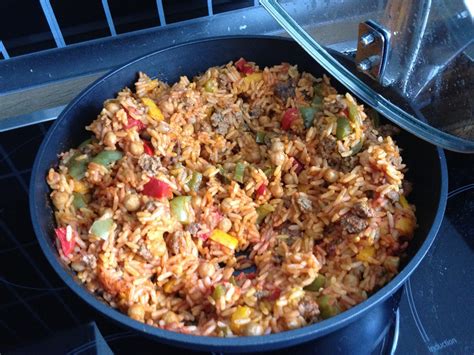 Reis Hackfleisch Pfanne Mit Paprika Rezept Mit Bild Chefkoch De