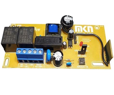 Central eletronica lgt fit mkn para motor portão garen Placa para