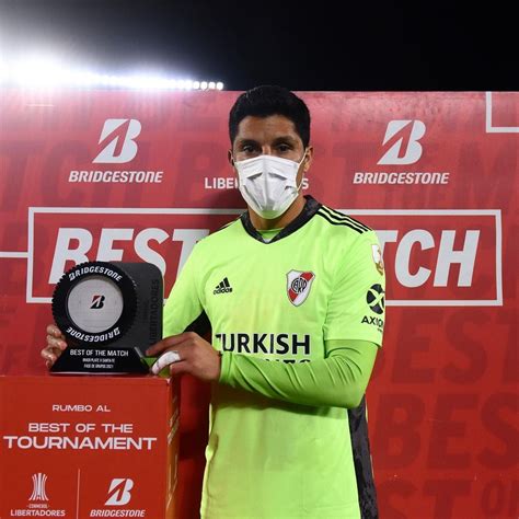 Enzo Perez was elected best of the match between River Plate and Santa ...