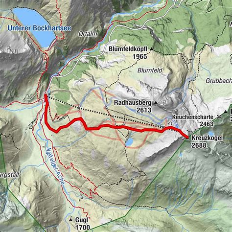 Der Kreuzkogel In Sportgastein Bergfex Smu Arska Tura Turneja