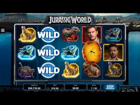 Jurassic World Slot Features Game Play By Microgaming YouTube