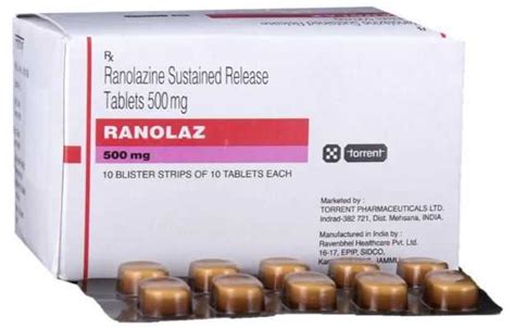 Ranolaz 500 Tablet Uses Price Dosage Side Effects Substitute Buy