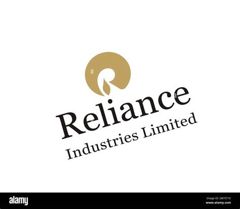 Reliance Industries Limited, Rotated Logo, White Background Stock Photo ...