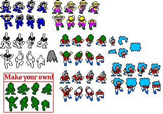 Wario Ware Character Sprites by mike1967-now on DeviantArt