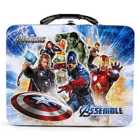 The Avengers Tin Lunch Box Avengers Assemble By Captain America