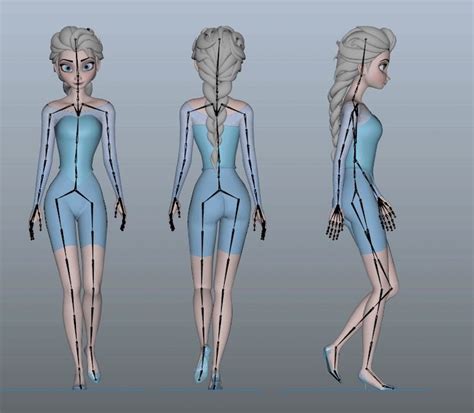 Cgtalk Disney S Elsa From Frozen Maya Character Modeling Disney