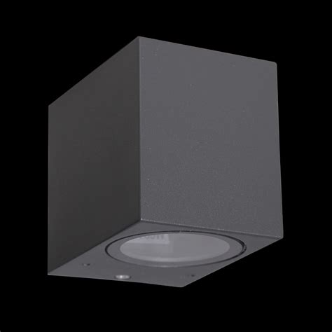 230v 35W GU10 Square Down Only Wall Light K Light