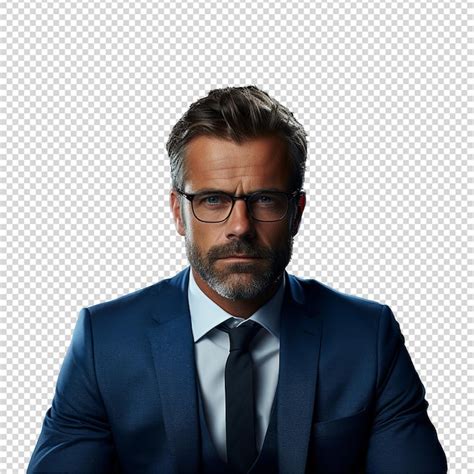 Premium Psd Businessman Isolated On Transparent Background