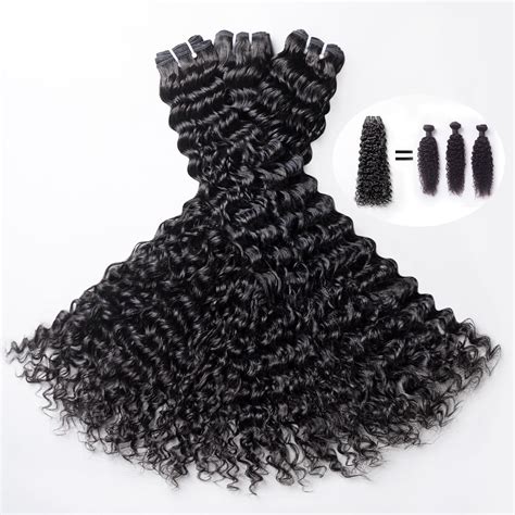 Amazon TRIIPPY Raw Human Hair Bundles Triple Lifespan Than