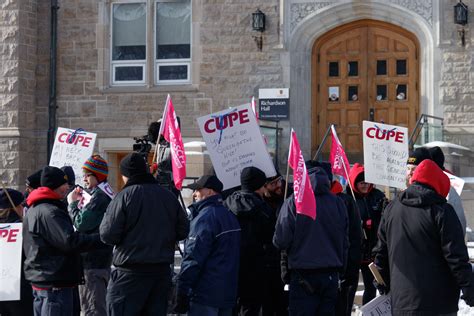 university  cupe locals ratify  collective agreements  queen