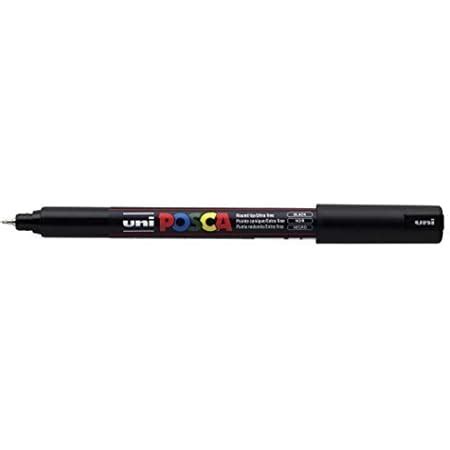 Amazon Uni Pc Mr Posca Marker Ultra Fine Black By Uni Ball