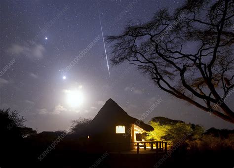 Taurid Meteor Shower Kenya Stock Image C Science Photo