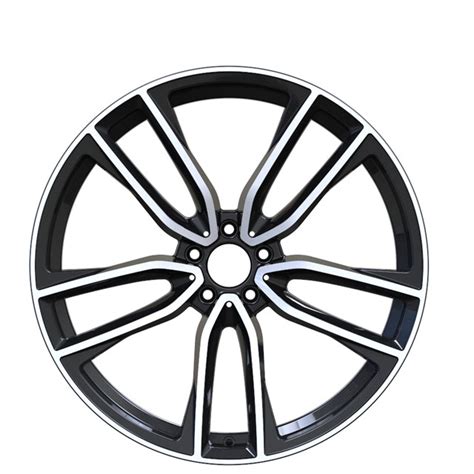 20 22inch Alloy Rims Set 5 Twin Spoke Black High Sheen Mercedes AMG ...