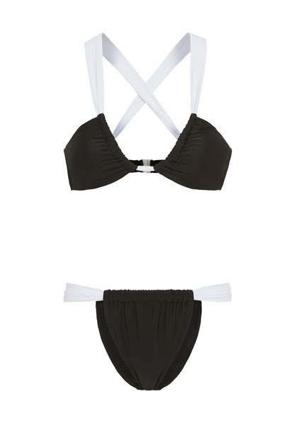 LSCN by LASCANA Triangel Bikini Yuna schwarz weiß 32