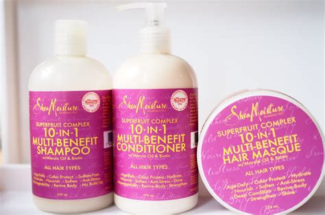 Shea Moisture Superfruit Complex 10 In 1 Multi Benefit Shampoo Conditioner And Masque Get Lippie