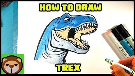 Easy How To Draw A T Rex Roaring Nbkomputer