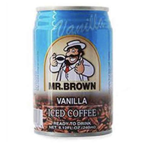 Mr Brown Iced Coffee Vanilla 240 Ml Hesperis Distribution Group