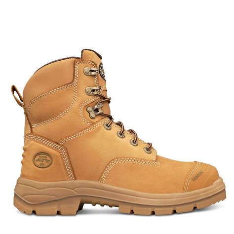 oliver   mm wheat lacezip  safety boots  composite toe