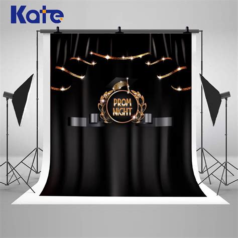 Prom Night Banner Photography Backdrops Curtains Gold Etsy