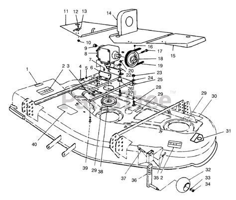 Toro Mower Deck Parts