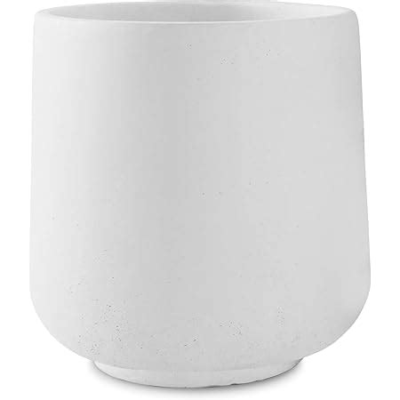 Amazon Kante H Round Concrete Modern Tall Planters For